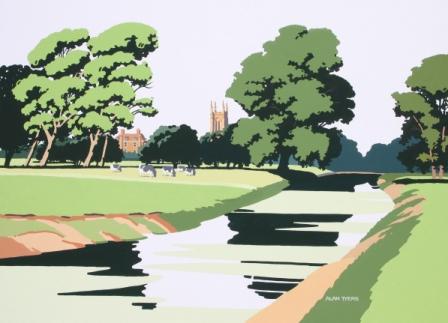 ALAN TYERS - shakespeare country: the avon at charlecote park