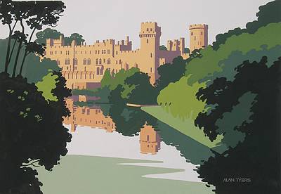 ALAN TYERS - river avon and warwick castle