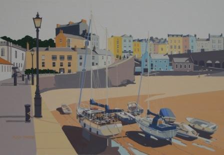 ALAN TYERS - awaiting high tide, tenby