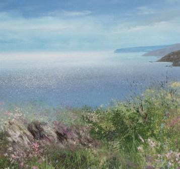 AMANDA HOSKIN - summer flowers towards the dodman