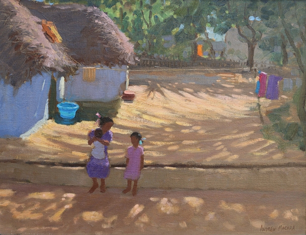 ANDREW MACARA  - mother and children, india