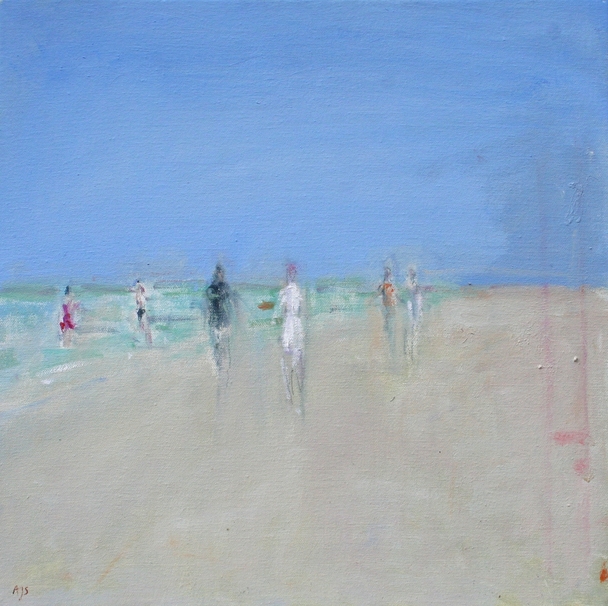 Six Figures on the Beach