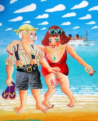 Brenda loves crab... so long as its on a plate.