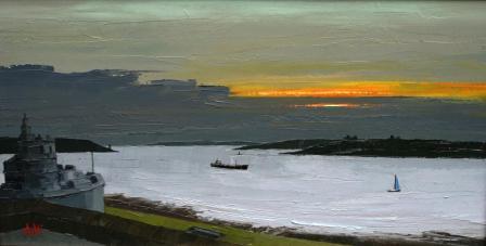 Pendennis From St Mawes, Cornwall