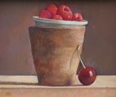 Raspberries and Cherry