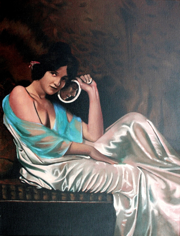 BRIAN SMYTH - lady with a mirror