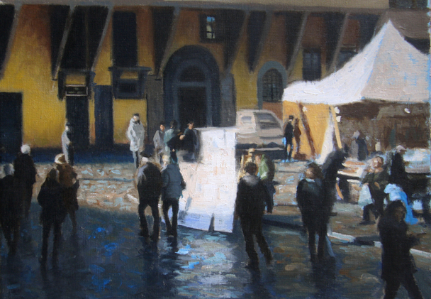 BRIAN SMYTH - winter market, florence