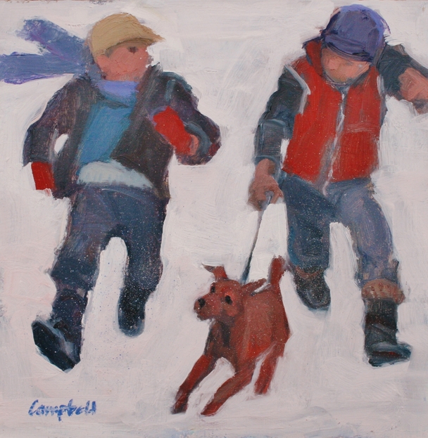 CATRIONA CAMPBELL - downhill racers