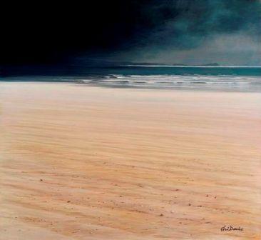 CERI AUCKLAND DAVIES - approaching storm cefn sidan