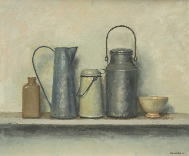 Five Objects on a Shelf