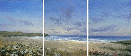 COLIN CARRUTHERS - sea holly - triptych