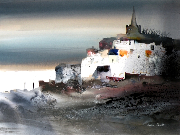 COLIN KENT - village by the sea