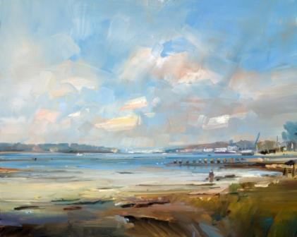 Evening Walk on Shell Bay