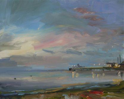 David Atkins - Evening Swanage Pier