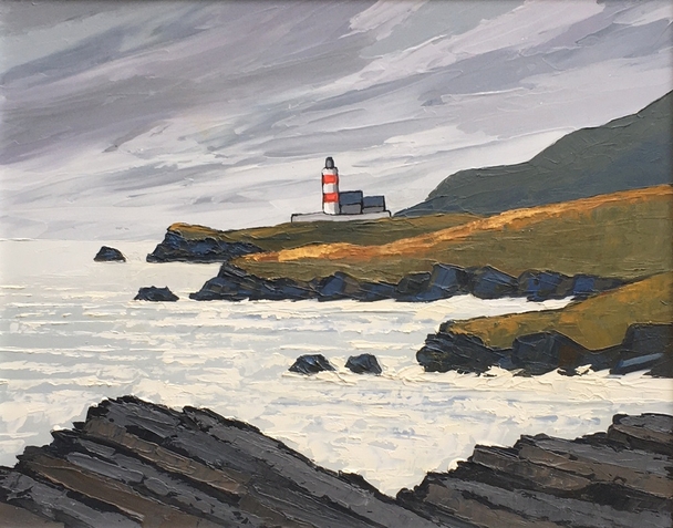 DAVID BARNES - the lighthouse on beardsley