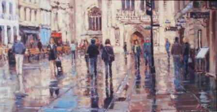 DAVID FARREN - sunlit reflections, bath abbey