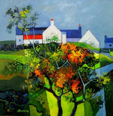 Farmhouse with Gorse