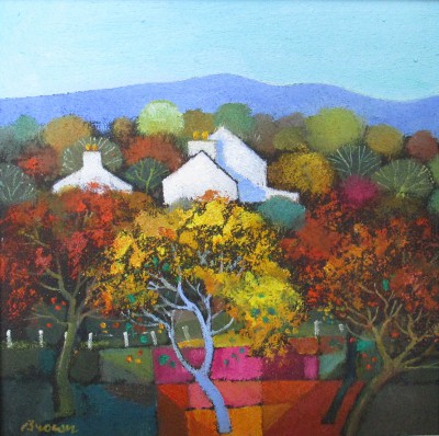 Cottages and Orchard