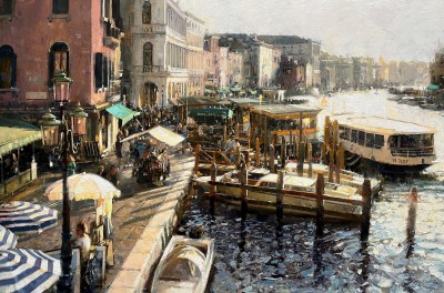 British Artist DOUGLAS GRAY - Venice Light