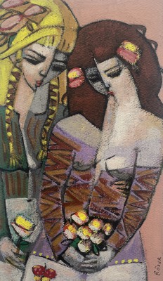 ENDRE RODER - two girls