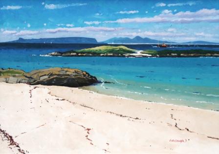 FRANK COLCLOUGH - eigg & rhum from arisaig