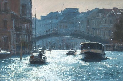 Towards the Academia Bridge, Venice