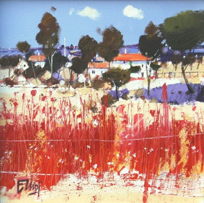 IAN ELLIOT - red fence, provence