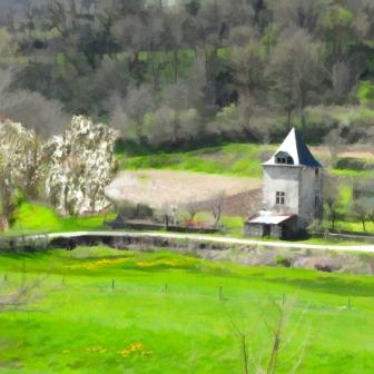 IAN LEDWARD - dovecot in the cevennes