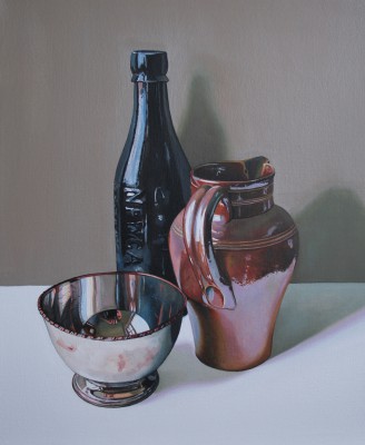 JANE CRUICKSHANK - still life with stoneware jug i