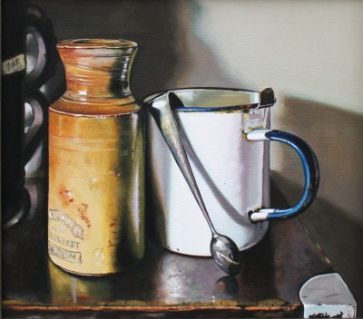 Enamel Mug with Stoneware