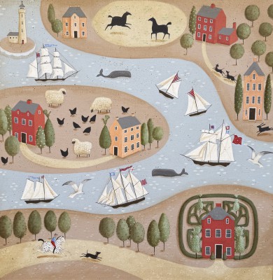 British Artist JANE WINTON - A Safe Harbour