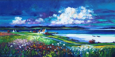 Bright Clouds over the Isle of Arran