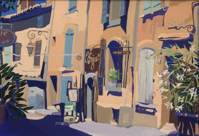 JENNIFER IRVINE - lourmarin street, provence
