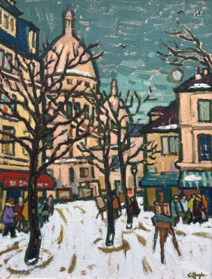 JOAN GILLESPIE - winter moon, paris