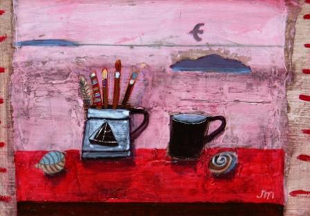 Still Life with Artist's Brushes