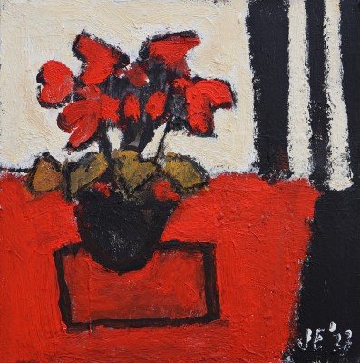 Cyclamen in the Window 