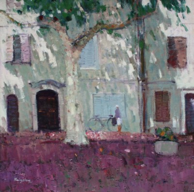 JOHN KINGSLEY - shaded street, brignoles