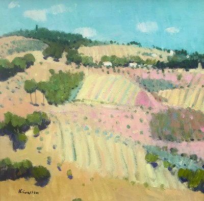 JOHN KINGSLEY - landscape near auribeau-sur-siagne