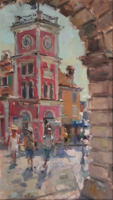 JOHN MARTIN - the clock tower, rovinj