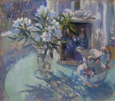 JOHN MARTIN - still life with manet