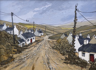 British Artist JOY SAUNDERS - The High Street