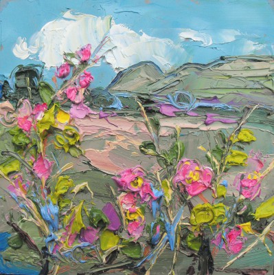 JUDITH BRIDGLAND - dog roses, dumgoyne