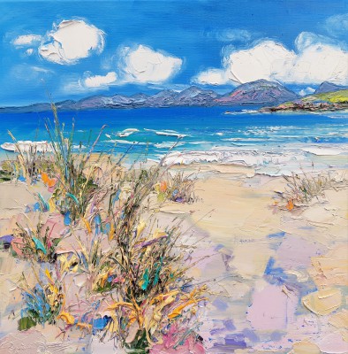 JUDITH BRIDGLAND - down to the beach, harris