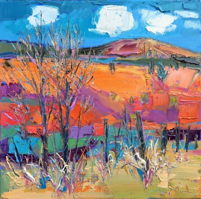 JUDITH BRIDGLAND - clouds over hills, argyll