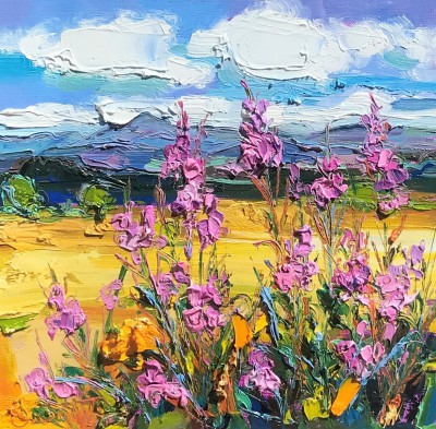 JUDITH BRIDGLAND - ben lomond through rosebay willowherb