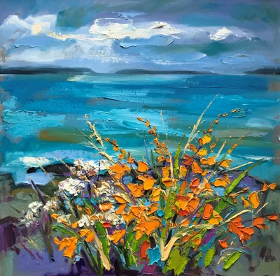 JUDITH BRIDGLAND - montbretia at arisaig