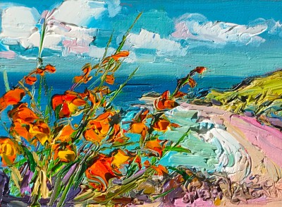 Montbretia in the Sun, Gullane