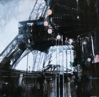 Merry-go-round under The Eiffel Tower