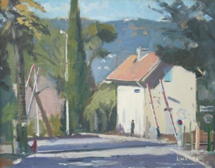 The Rail Crossing, Mougines