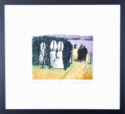 British Print Artist Karolina Larusdottir - Angels Hiding